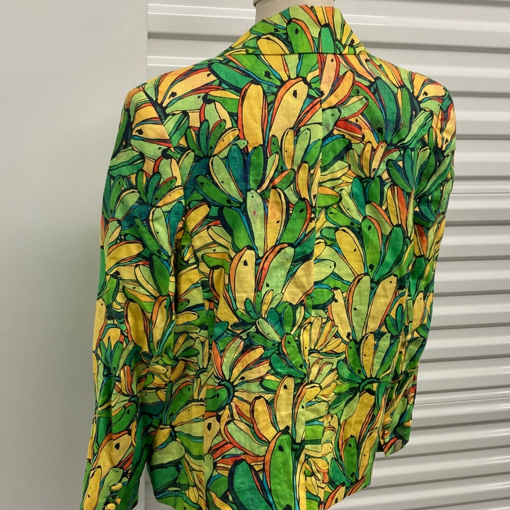 Farm Rio banana linen jacket M - Picture 4 of 4
